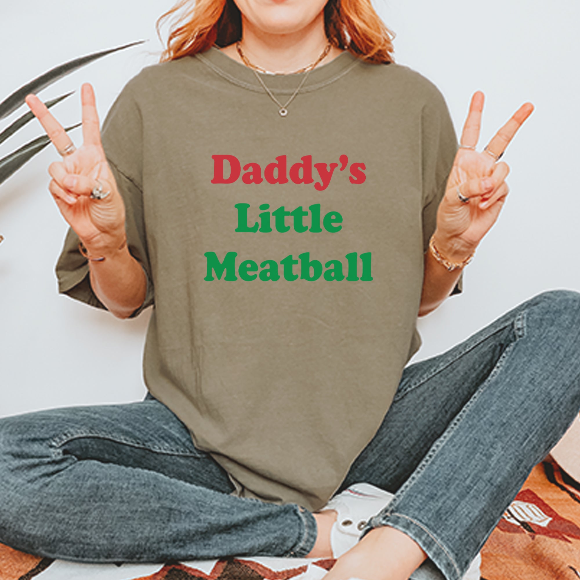 Daddy's Little Meatball Love Island Vintage Soft Unisex T-shirt 