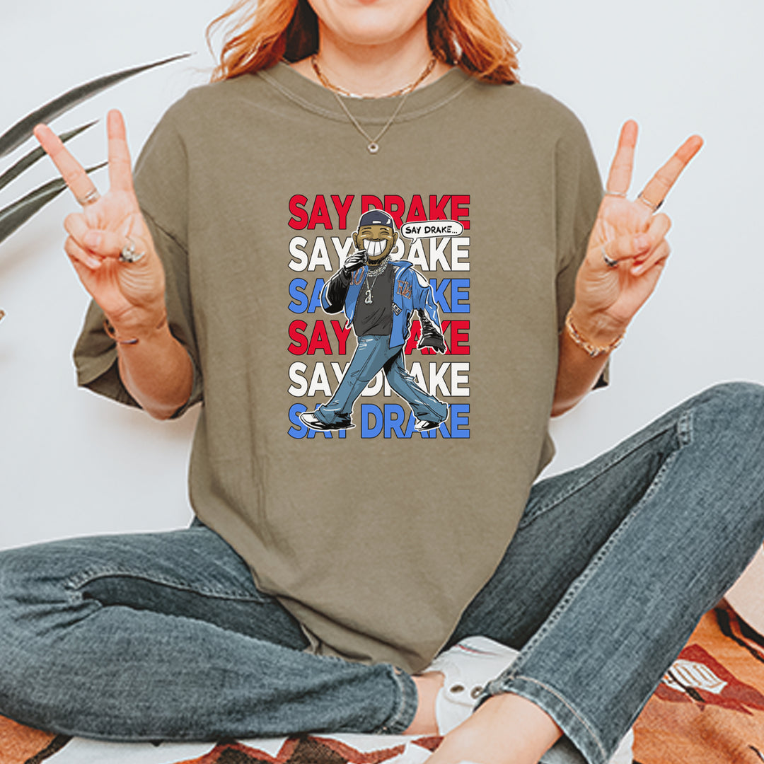 Say Drake Smiling Meme Mustard Vintage Soft Unisex T-shirt 