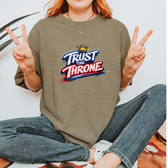 Trust The Throne Crown Philly Hoops Vintage Soft Unisex T-shirt 