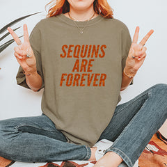 Sequins Are Forever Retro Glam Vintage Soft Unisex T-shirt 