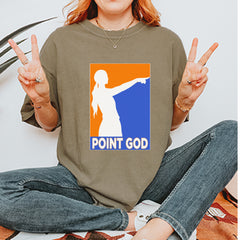 Point God Cunningham Basketball Pointing Meme  Vintage Soft Unisex T-shirt 
