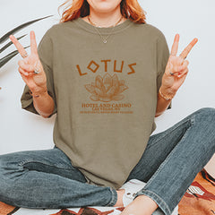 Lotus Hotel and Casino Vintage Soft Unisex T-shirt 