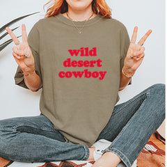 Wild Desert Cowboy Country Vintage Soft Unisex T-shirt 