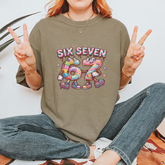67 Candy Swirl Meme Vintage Soft Unisex T-shirt 