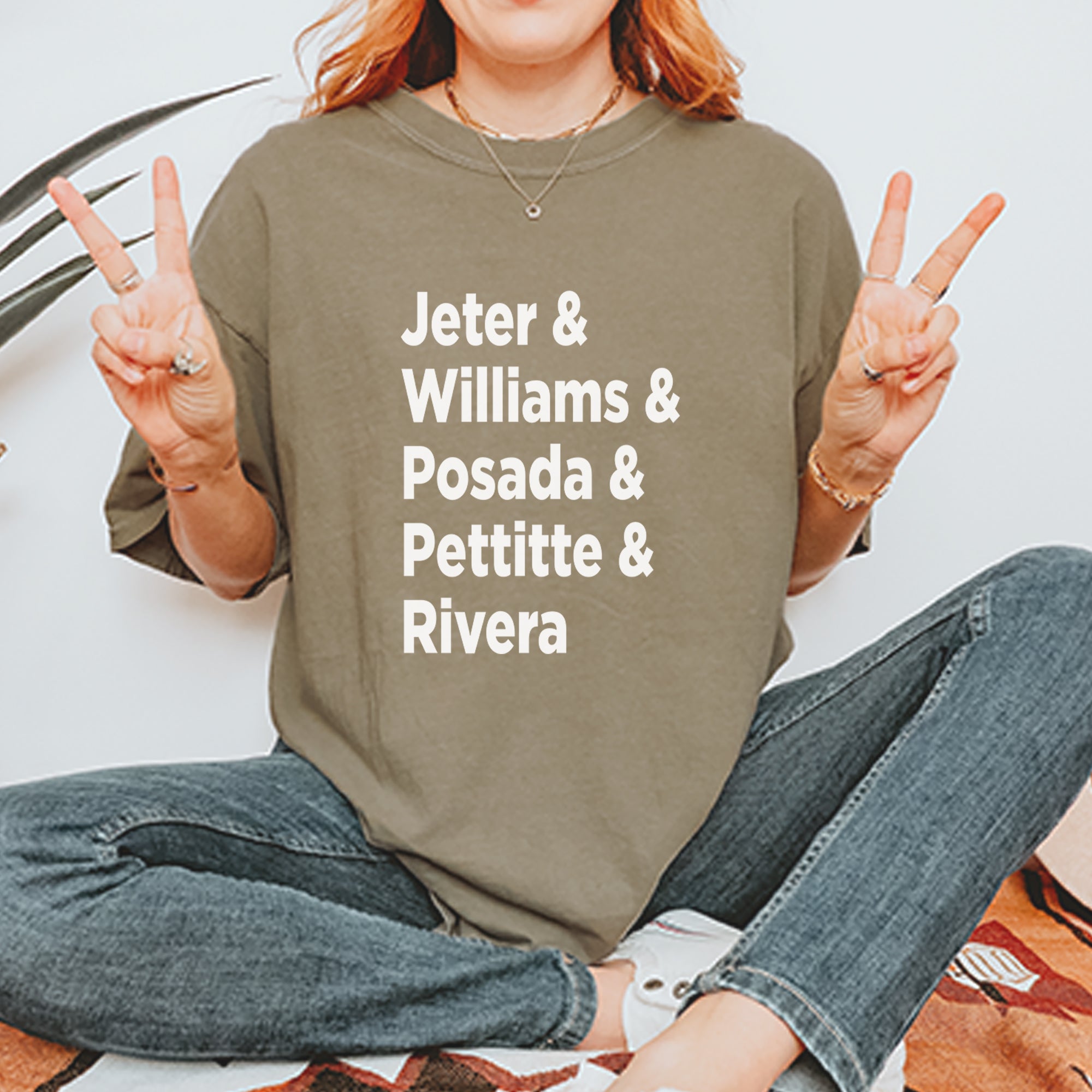 Jeter & Williams & Posada & Pettitte & Rivera Vintage Soft Unisex T-shirt 