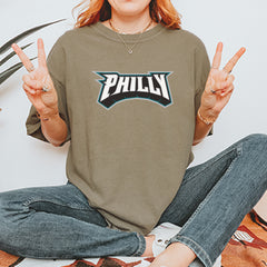 Philly Bold Block Throwback Vintage Soft Unisex T-shirt 