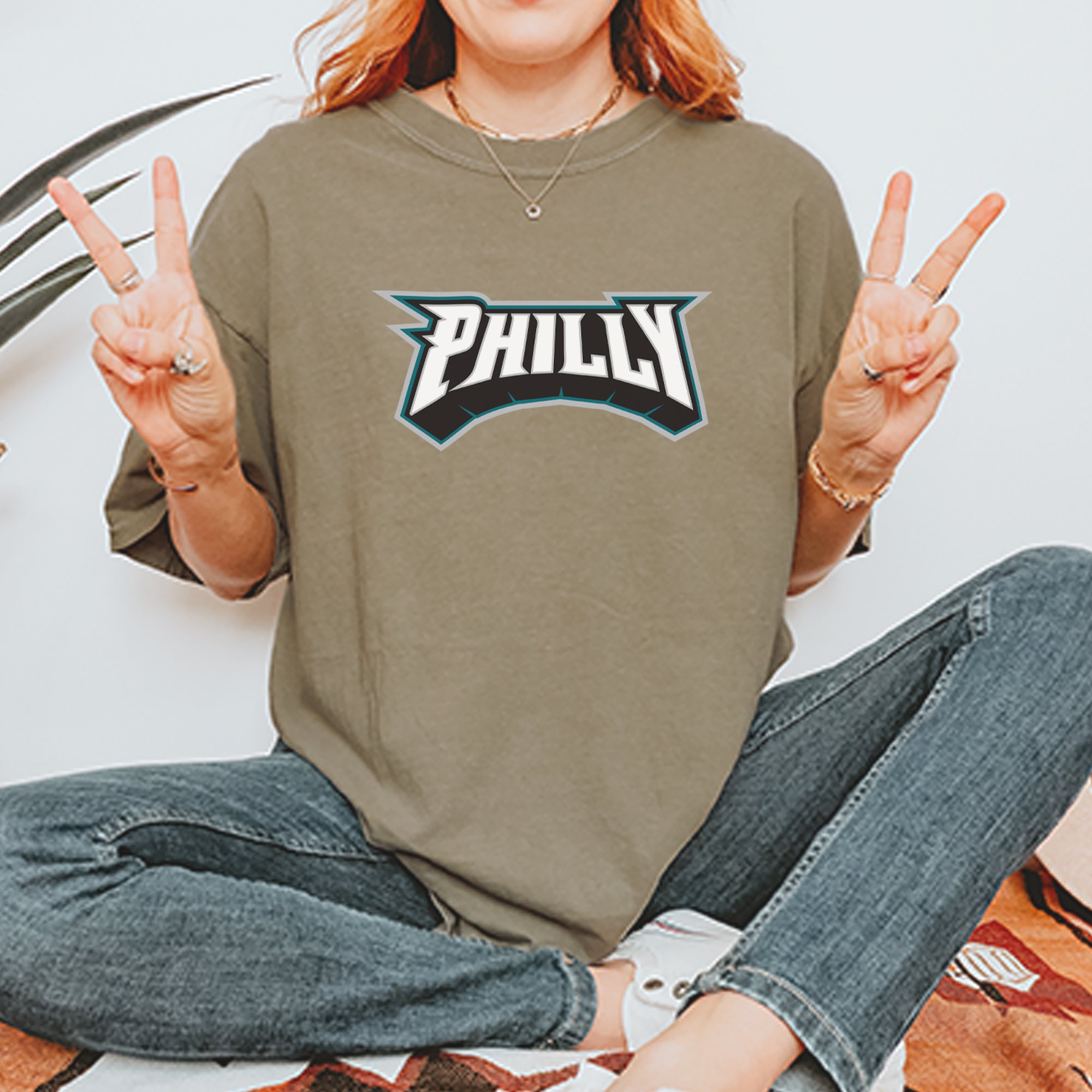 Philly Bold Block Throwback Vintage Soft Unisex T-shirt 