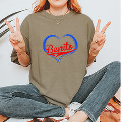 Benito Heart Puerto Rico Vintage Soft Unisex T-shirt 