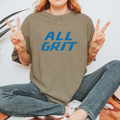 All Grit Detroit Football Vintage Soft Unisex T-shirt 