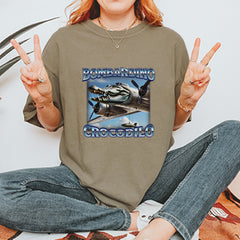 Bombardino Crocodilo Brainrot Vintage Soft Unisex T-shirt 