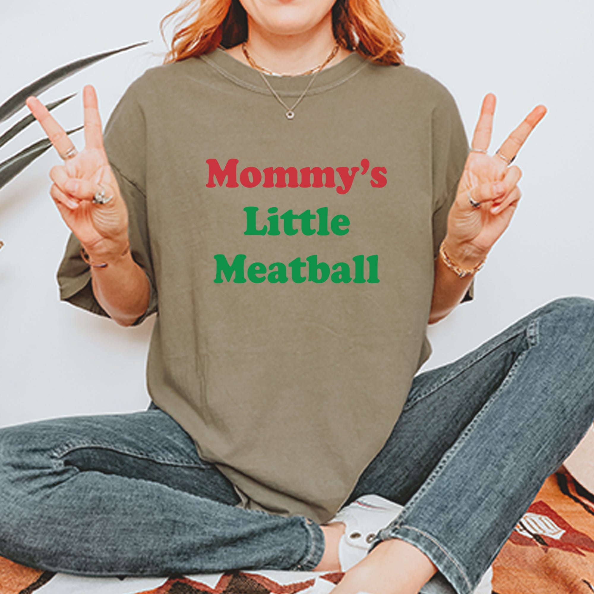 Mommy's Little Meatball Love Island Vintage Soft Unisex T-shirt 