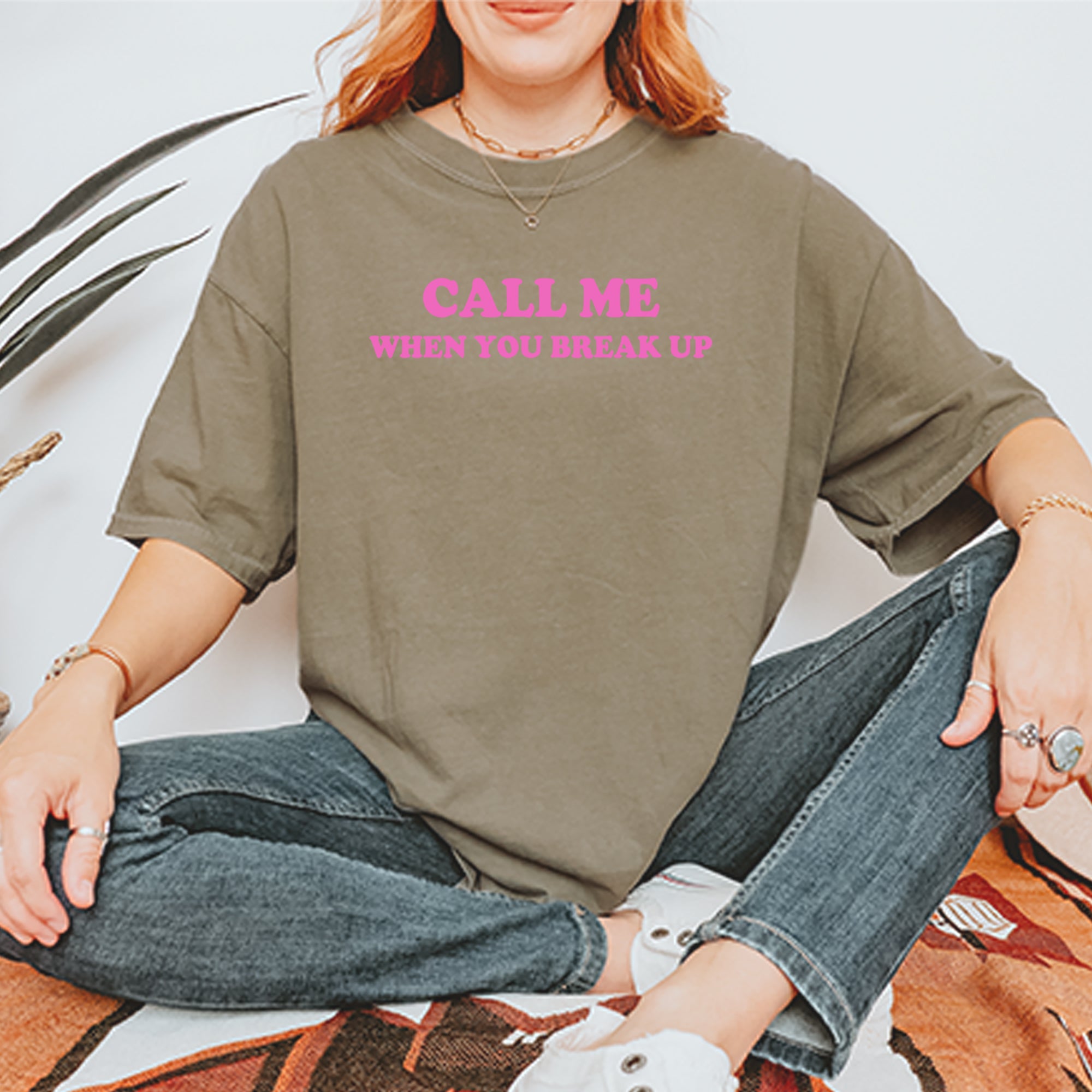Call ME When You Break Up Vintage Soft Unisex T-shirt 
