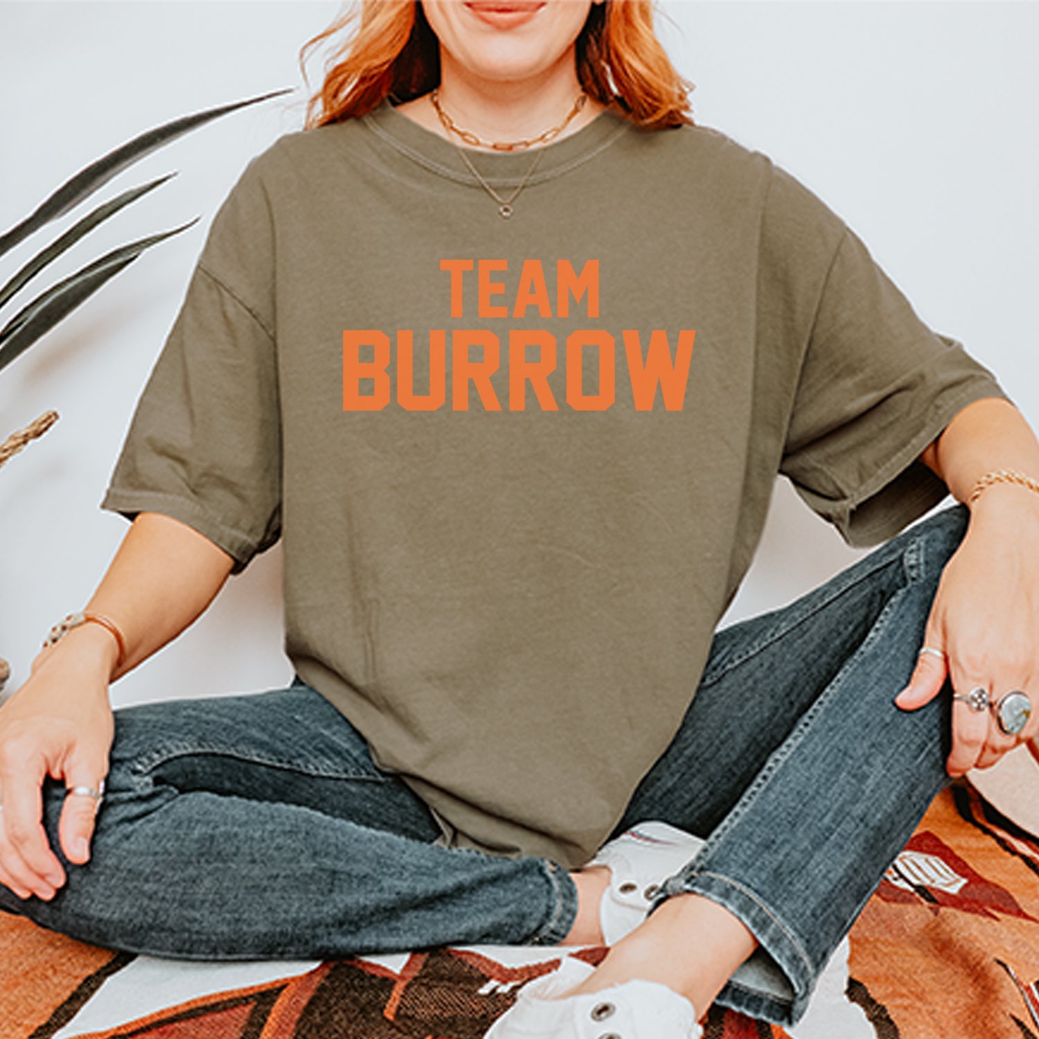 Team Burrow Cincinnati Vintage Soft Unisex T-shirt 
