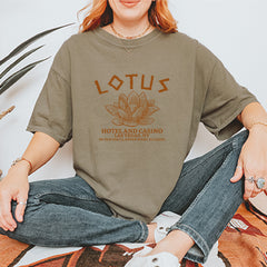 Lotus Hotel and Casino Vintage Soft Unisex T-shirt 