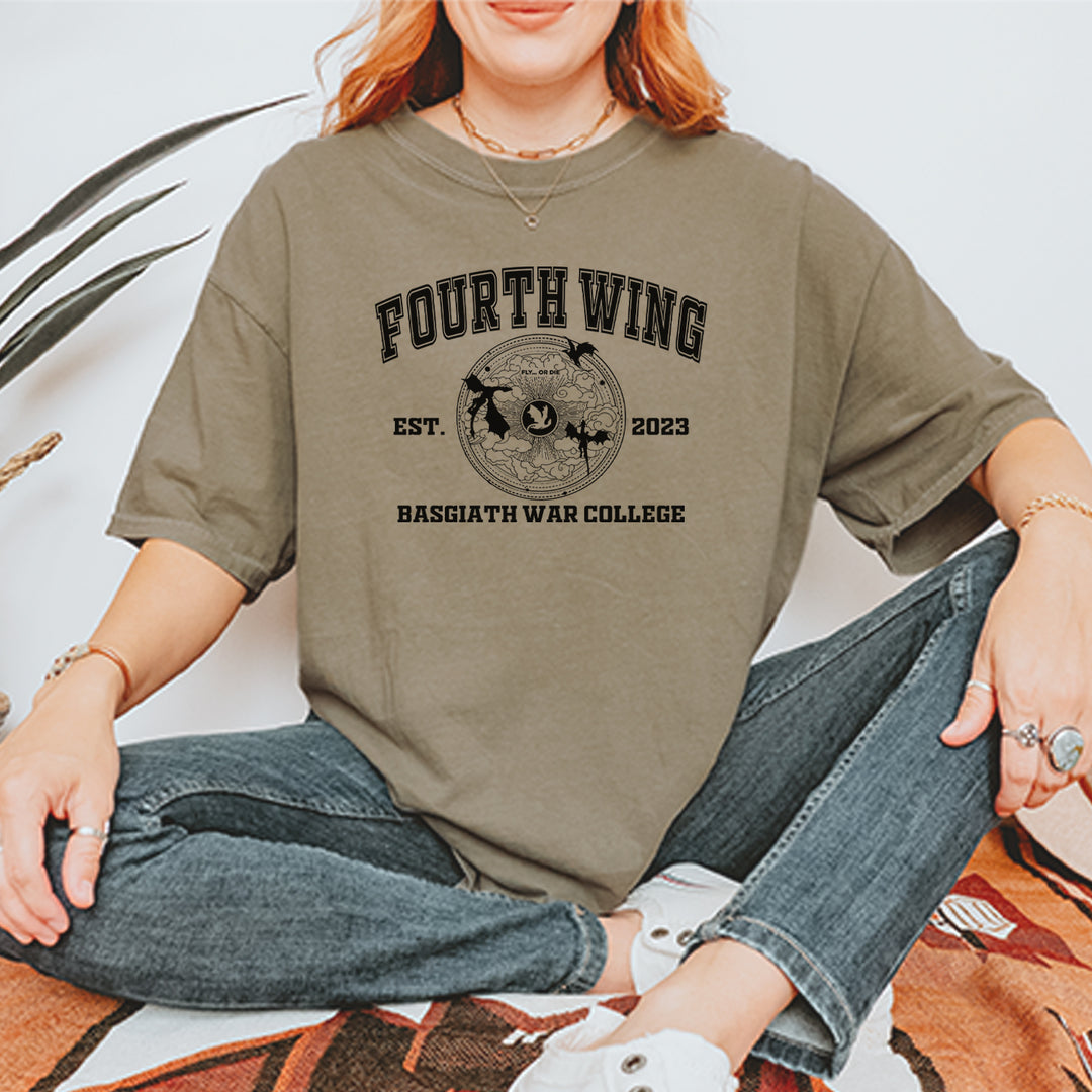 Fourth Wing Basgiath War College Vintage Soft Unisex T-shirt