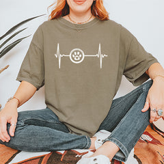 TLC Rescue Heartbeat Vintage Soft Unisex T-shirt 