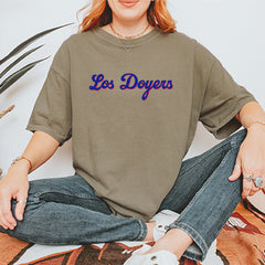 Los Doyers LA Baseball Vintage Soft Unisex T-shirt 