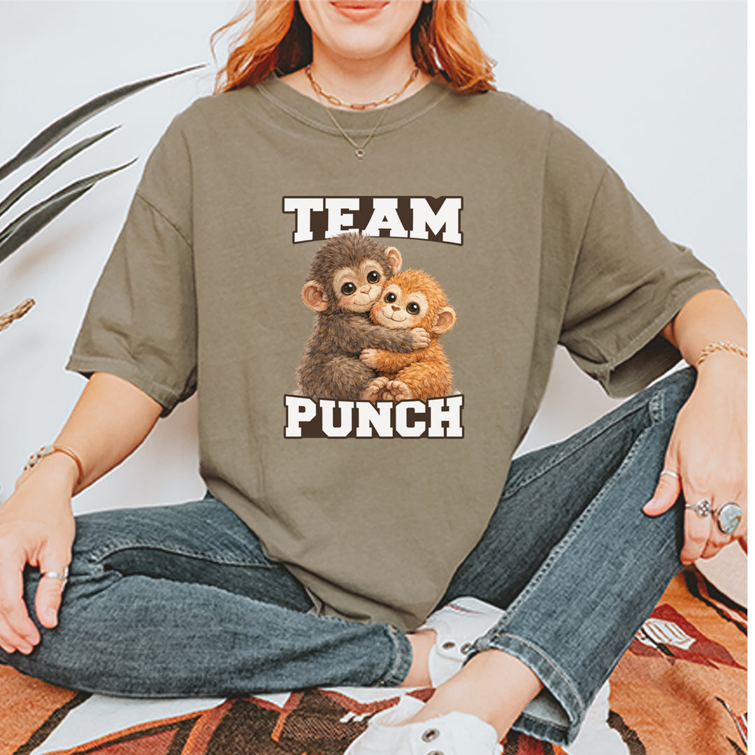Team Punch Panchi-kun Monkey Vintage Soft Unisex T-shirt 