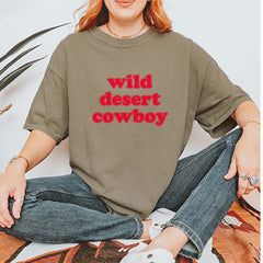 Wild Desert Cowboy Country Vintage Soft Unisex T-shirt 