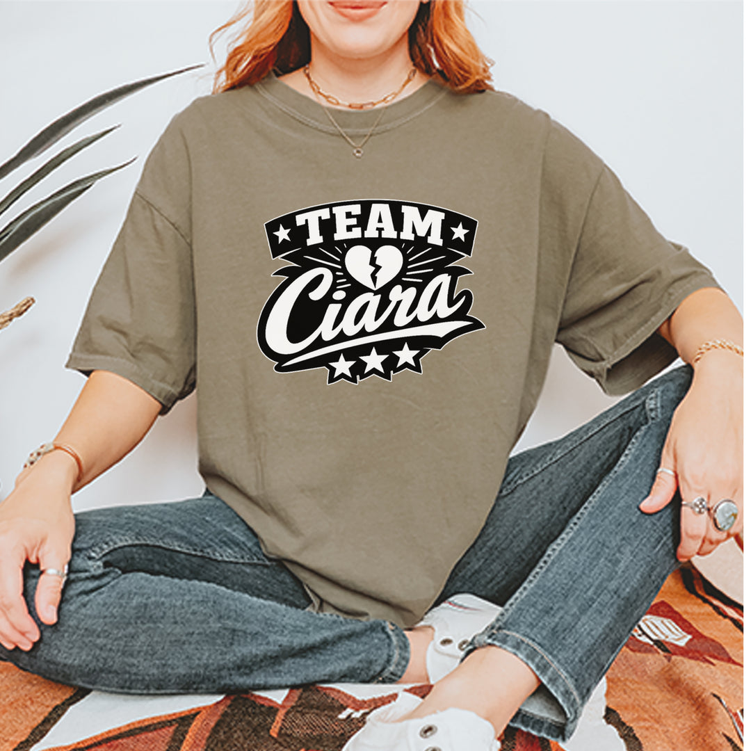 Team Ciara Scamanda Broken Heart Vintage Soft Unisex T-shirt 