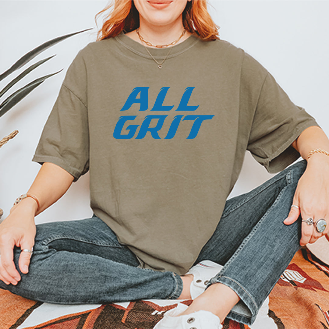 All Grit Detroit Football Vintage Soft Unisex T-shirt 