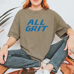 All Grit Detroit Football Vintage Soft Unisex T-shirt 