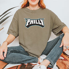 Philly Bold Block Throwback Vintage Soft Unisex T-shirt 