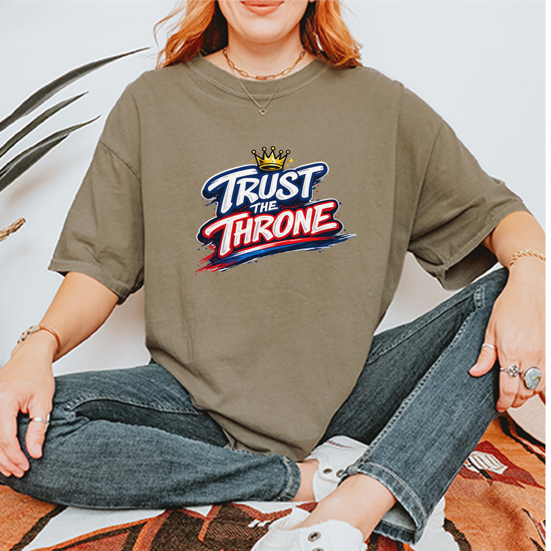 Trust The Throne Crown Philly Hoops Vintage Soft Unisex T-shirt 