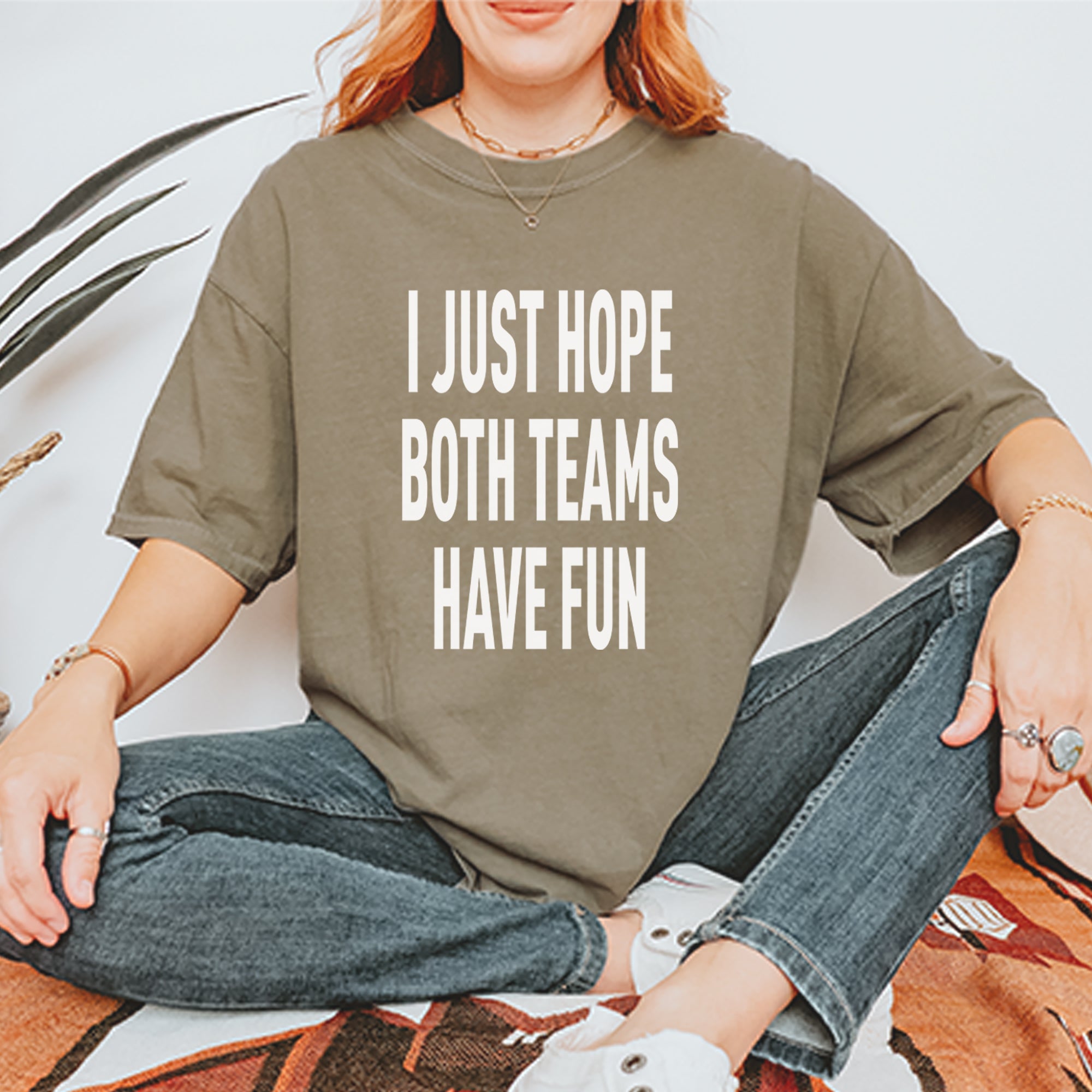 I Just Hope Both Teams Have Fun Sports Vintage Soft Unisex T-shirt 