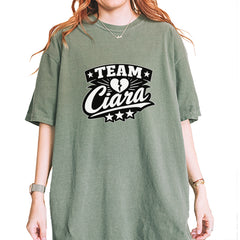 Team Ciara Scamanda Broken Heart Vintage Soft Unisex T-shirt Moss