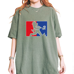 Batter Up Philly Baseball Phan Vintage Soft Unisex T-shirt Moss