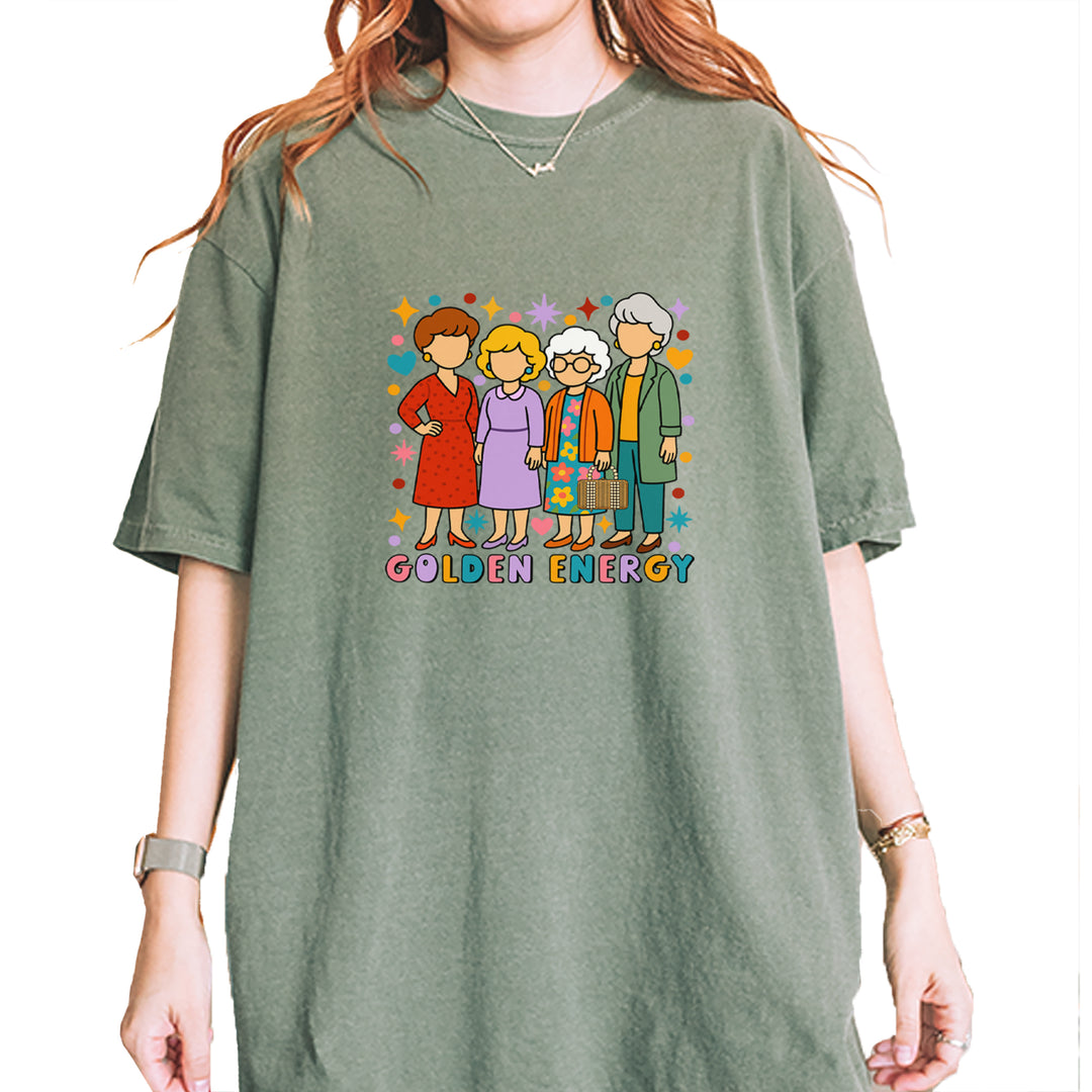 Golden Forever Golden Girls Vintage Soft Unisex T-shirt Moss