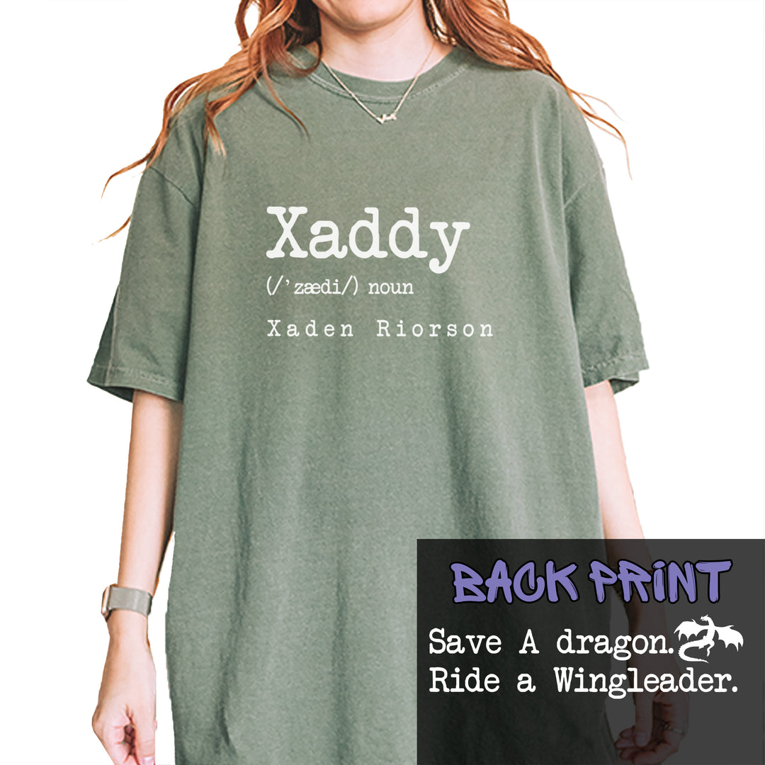 Xaddy Save A Dragon Ride A Wingleader Vintage Soft Unisex T-shirt Moss