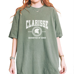 Clarisse Daughter of Ares Battle Ready Vintage Soft Unisex T-shirt Moss