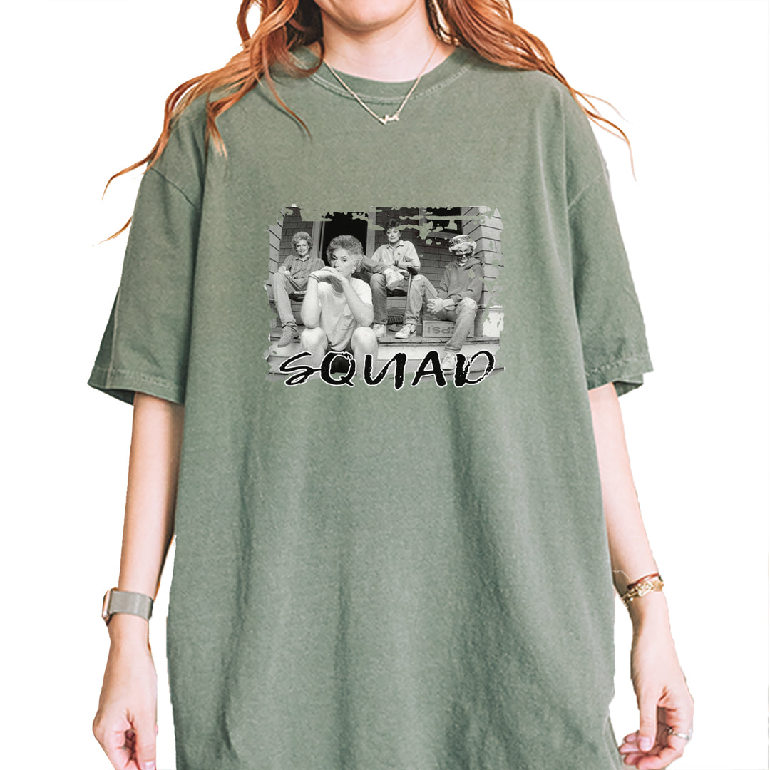Squad Golden Girls Vintage Soft Unisex T-shirt Moss
