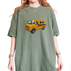 Bad Hombres Van West Chester Band Vintage Soft Unisex T-shirt Moss