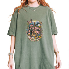 I Will Always Love You Dolly Vintage Soft Unisex T-shirt Moss