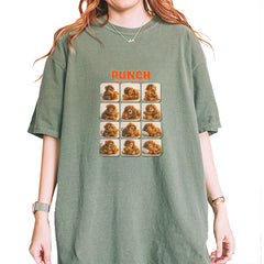 Punch Play Hard Love Harder Vintage Soft Unisex T-shirt Moss