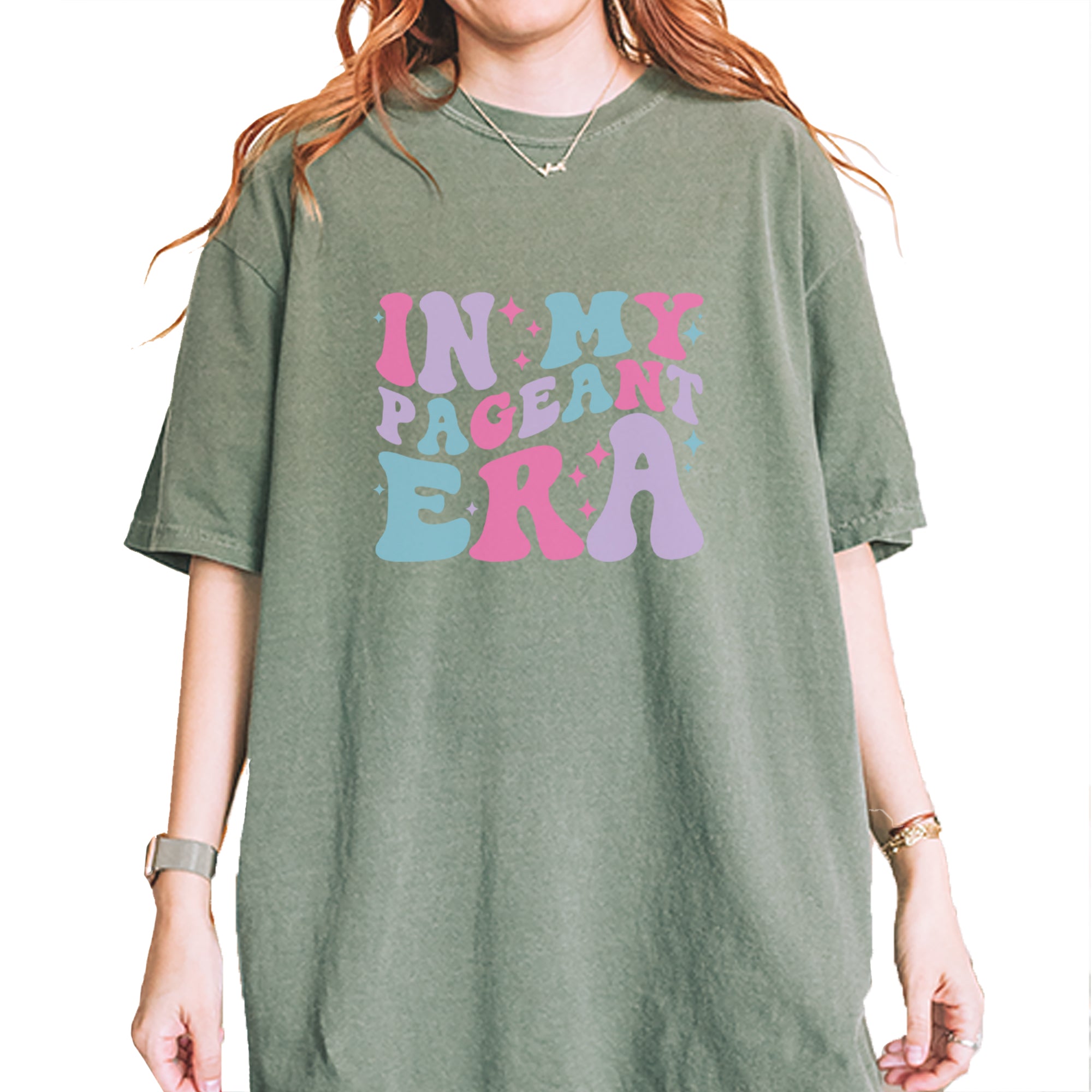 In My Pageant Era Vintage Soft Unisex T-shirt Moss