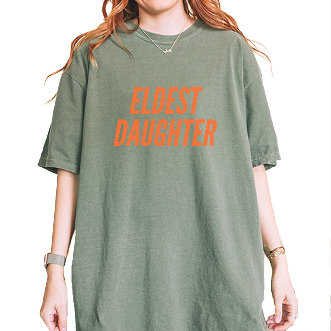Eldest Daughter Vintage Soft Unisex T-shirt Moss