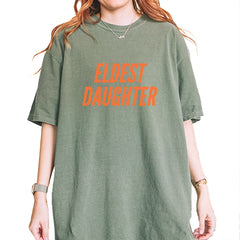 Eldest Daughter Vintage Soft Unisex T-shirt Moss