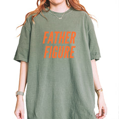 Father Figure Vintage Soft Unisex T-shirt Moss