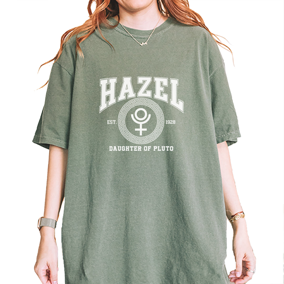 Hazel Daughter of Pluto Roman Gold Vintage Soft Unisex T-shirt Moss