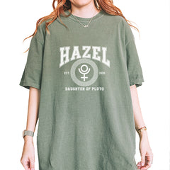 Hazel Daughter of Pluto Roman Gold Vintage Soft Unisex T-shirt Moss