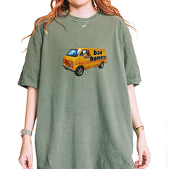 Bad Hombres Van West Chester Band Vintage Soft Unisex T-shirt Moss