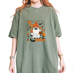 Life of a Showghoul Halloween Showgirl Vibes Vintage Soft Unisex T-shirt Moss