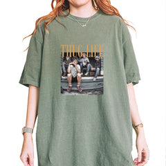 Golden Girls Thug Life Street Vintage Soft Unisex T-shirt Moss