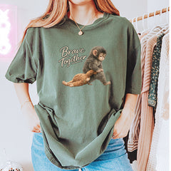 Punch Brave Together Stuffed Animal Vintage Soft Unisex T-shirt 