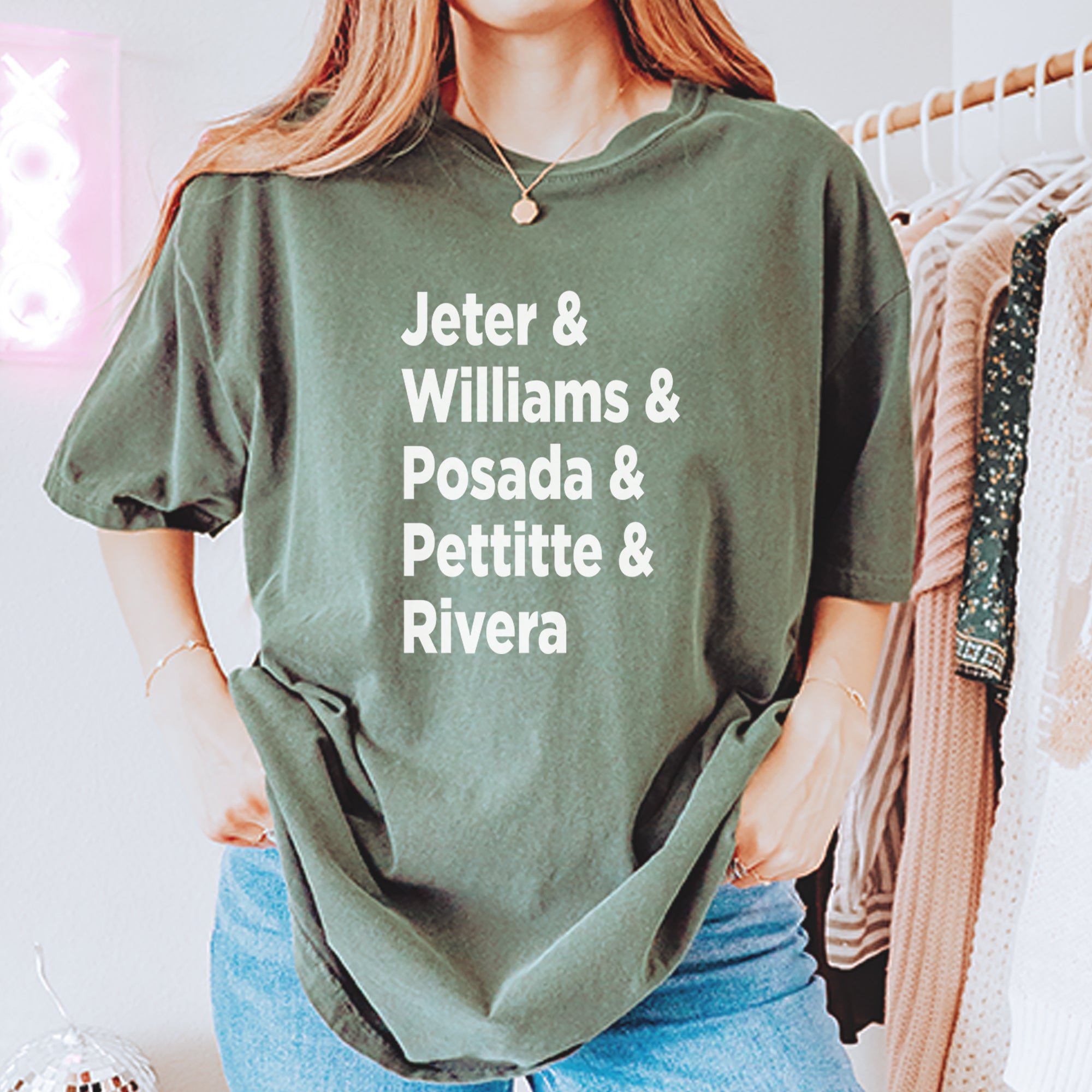 Jeter & Williams & Posada & Pettitte & Rivera Vintage Soft Unisex T-shirt 