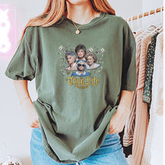 Golden Chain Thug Life Girls Vintage Soft Unisex T-shirt 